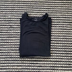 🌿Pure Jill Womens Black Long Sleeve Shirt Tail Tee Blouse 1X